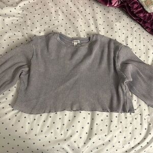 Blue long sleeve, brand flirtitude active